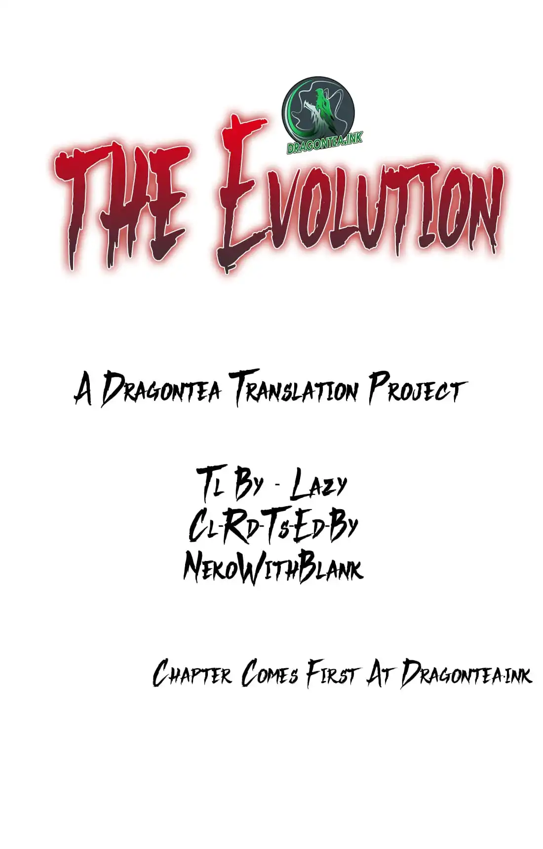 The Evolution Chapter 1 2